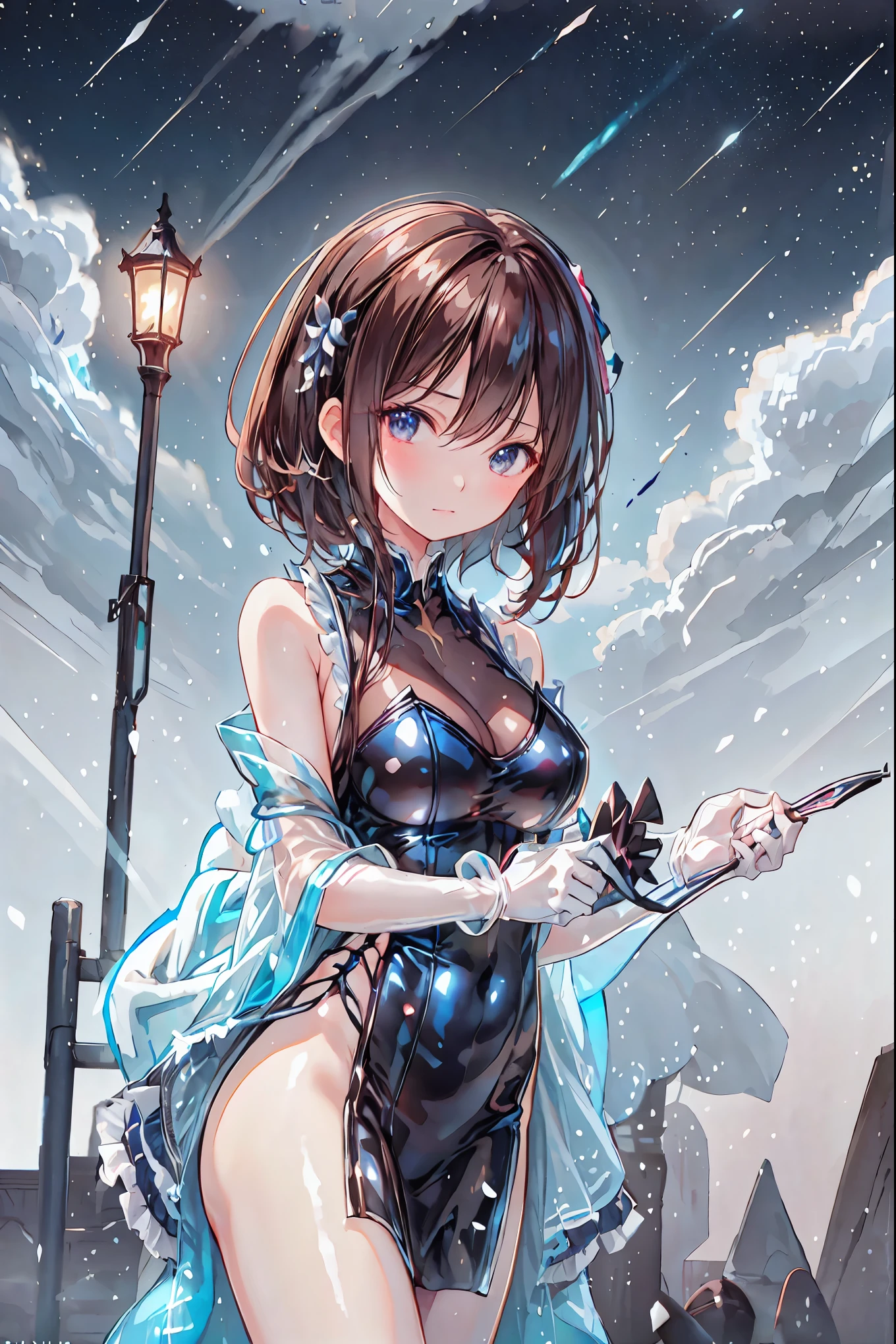 Latex Female Body Silhouettes, sexy look, Shiny Latex Material Sticking to the Body, Dark, Smoky Hazardous Environments, bright spotlight, Red or Black Tones, High Quality,4K,Realistic,Professional,Tokyo Disneyland,Tokyo Disneylandの活気に満ちた魔法のような雰囲気の中を歩く, casual clothes、cute clothes、Cinderella Castle can be seen in the background, warm sunshine、The vibrant and cheerful atmosphere of Disneyland,Families and couples pass by,,EXTREME DETAILS,Vivid Colors,Bokeh