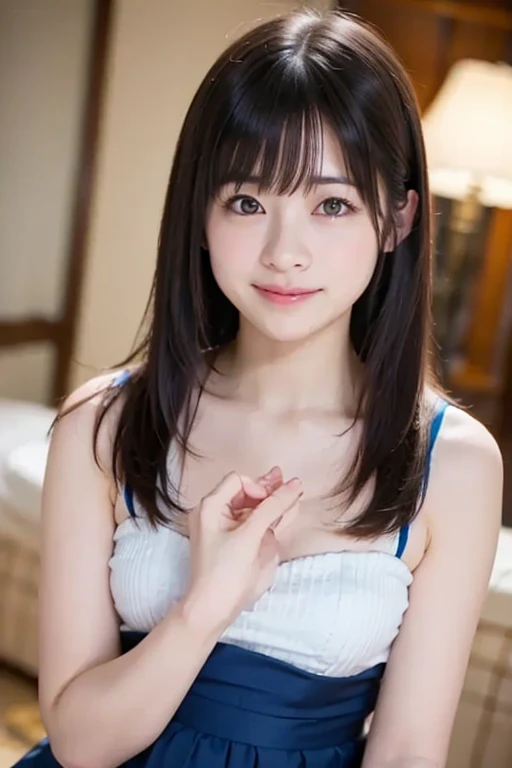 Japanese female, a lot of details, (underweight), 30 years old, detailed black hair, beautiful detailed hair, super  beautiful, delicate beautiful face, complex details beautiful and delicate eyes, perfect hands, (flat  best quality:1.5), perfect and delicate limbs, detailed skin, best quality, ultra-detailed,(cheerful grin:1.5),
(Through a window indoors:1.6)