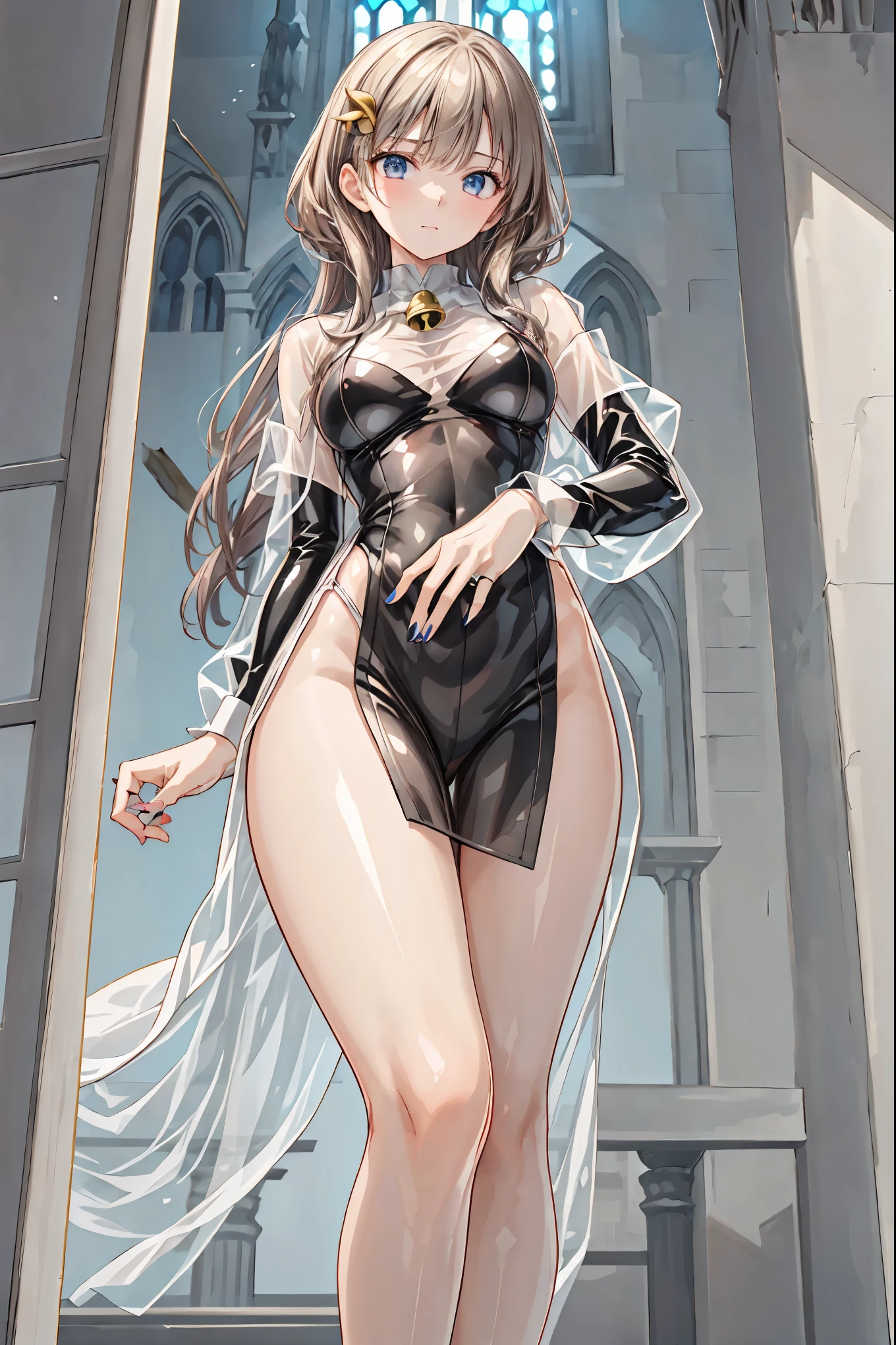 Latex Female Body Silhouettes, look, Shiny Latex Material Sticking to the Body,((from below:1.2)), ((最High Quality)), (very detailed), (High Definition CG Composite 8K Wallpaper), 高いly detailed, 高い-definition raw colbor photos, professional photography, Depth of Written Boundaries,Dark, Smoky Hazardous Environments, bright spotlight, Red or Black Tones, High Quality,4K,Realistic,Professional,EXTREME DETAILS,Vivid Colors,Bokeh Style,((Top of the big bell tower)),Lithuanian, ((In Vilnius)), ((Vilnius Cathedral)) and ((Gediminas Tower)) ,Background,((Cathedral Square)),Cumulonimbus,contrail、perfect hands、perfect finger、perfect palm 、Perfect Nails、Perfect Thumb 、perfect index finger 、perfect middle finger、perfect ring finger、perfect little finger、perfect textured hand