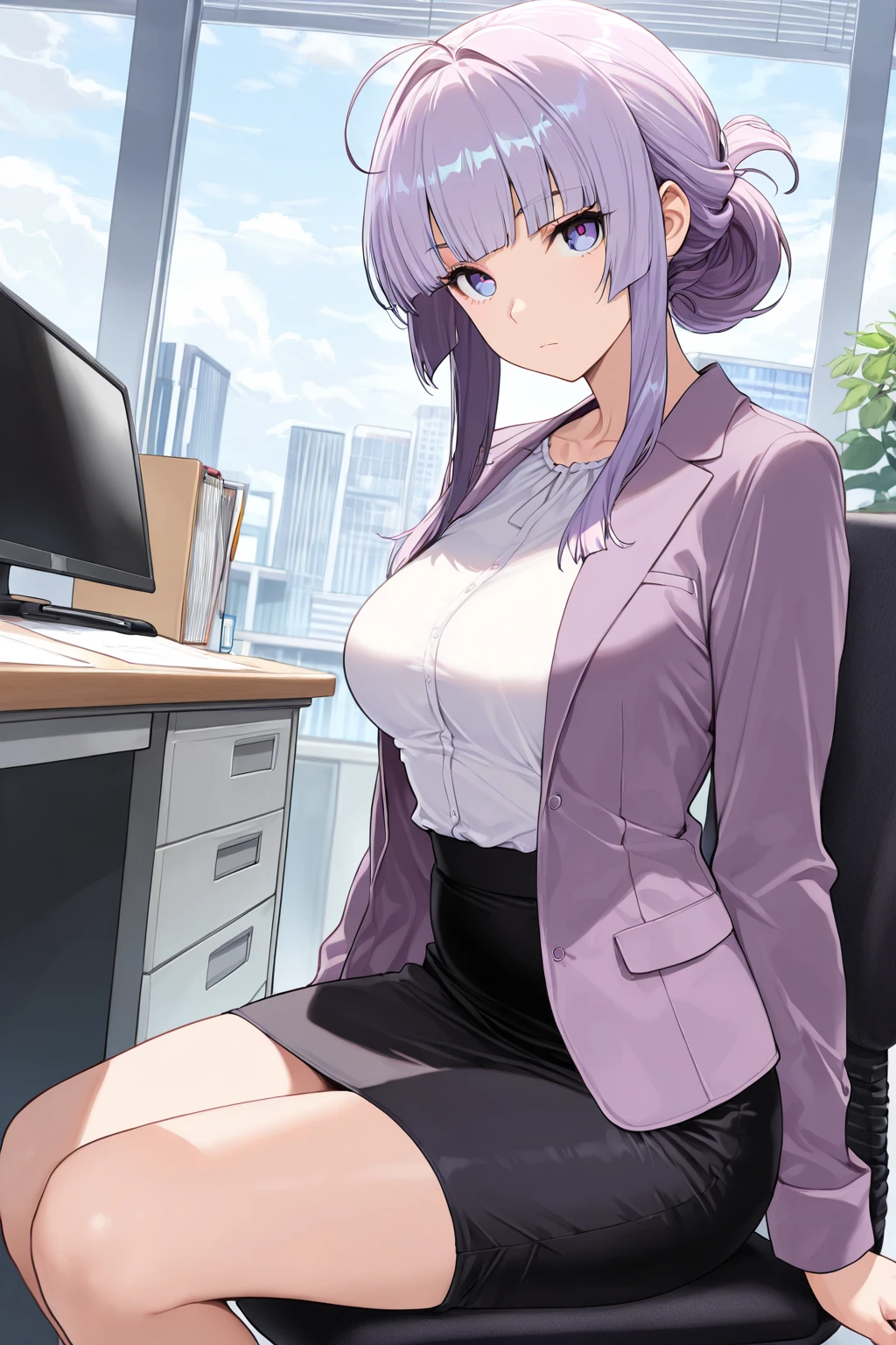 Ameko_office_sitting
