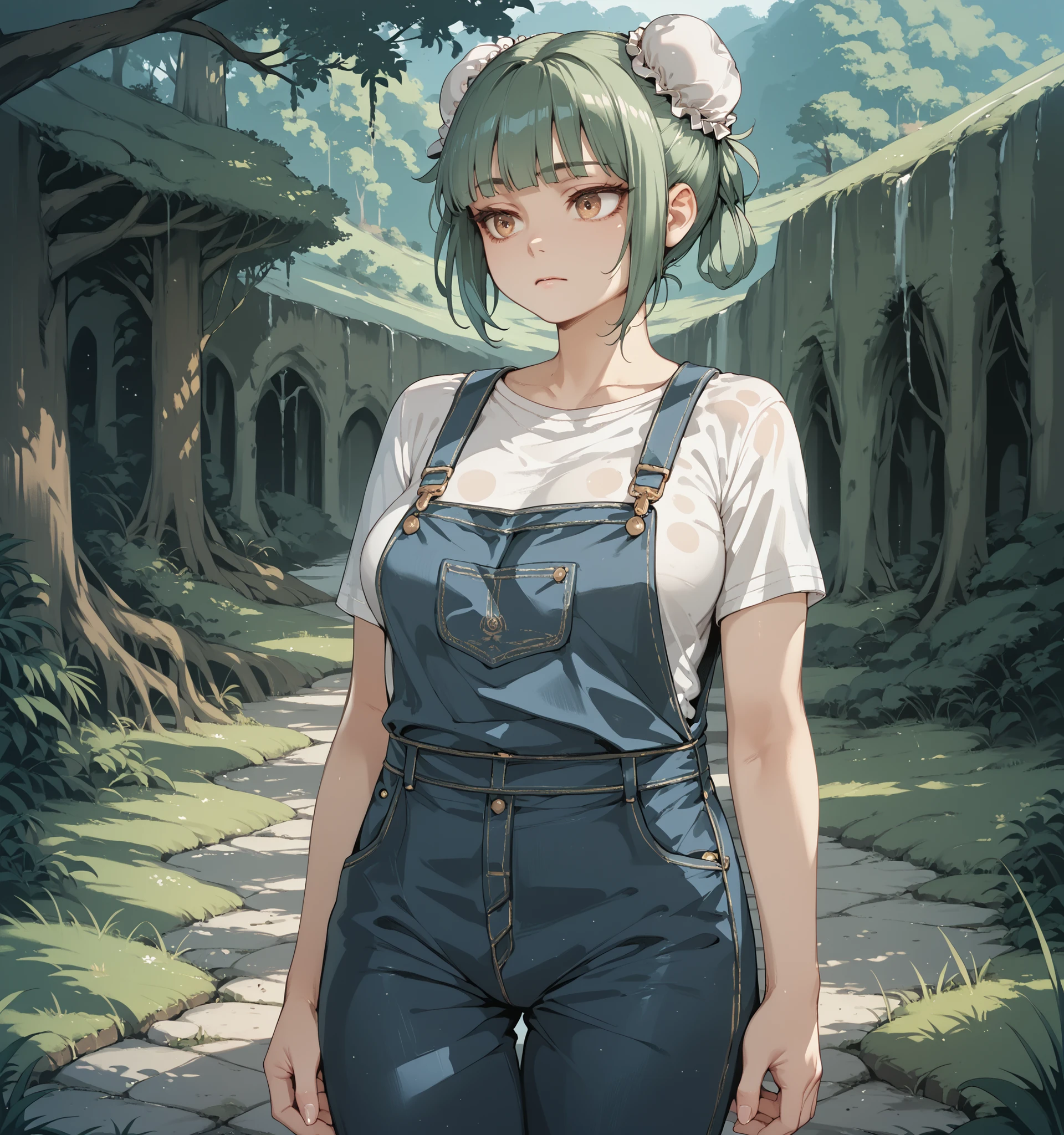 (white cover, bun cover)