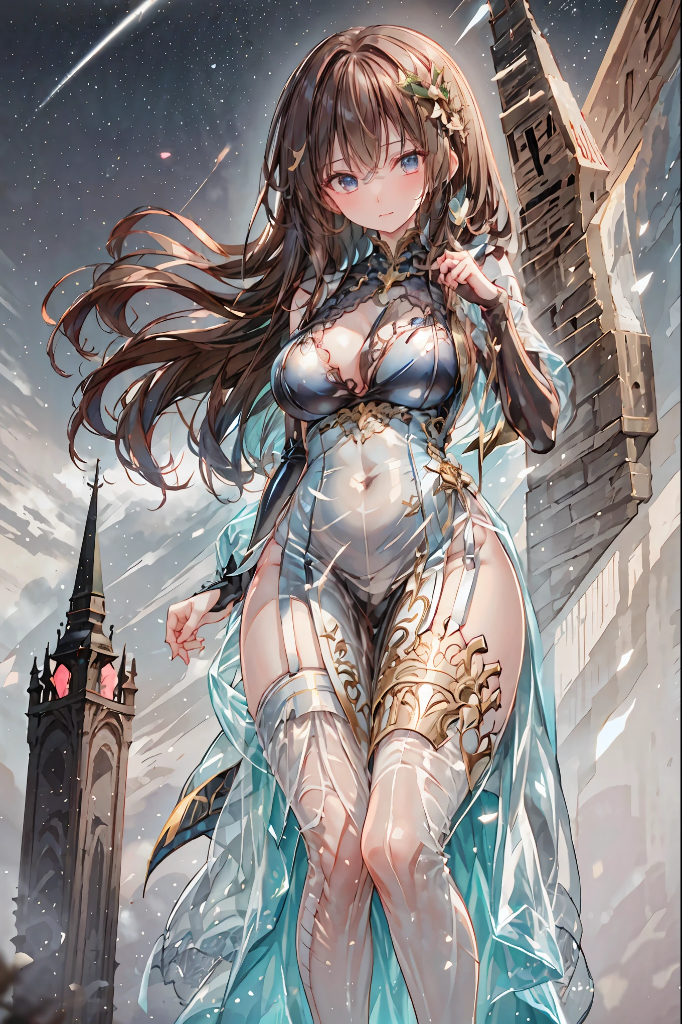 Latex Female Body Silhouettes, look, Shiny Latex Material Sticking to the Body,((from below:1.2)),Bust Shot, ((最High Quality)), (very detailed), (High Definition CG Composite 8K Wallpaper), 高いly detailed, 高い-definition raw colbor photos, professional photography, Depth of Written Boundaries,Dark, Smoky Hazardous Environments, bright spotlight, Red or Black Tones, High Quality,4K,Realistic,Professional,EXTREME DETAILS,Vivid Colors,Bokeh Style,((Top of the big bell tower)),Lithuanian, ((In Vilnius)), ((Vilnius Cathedral)) and ((Gediminas Tower)) ,Background,((Cathedral Square)),Cumulonimbus,contrail、perfect hands、perfect finger、perfect palm 、Perfect Nails、Perfect Thumb 、perfect index finger 、perfect middle finger、perfect ring finger、perfect little finger、perfect textured hand