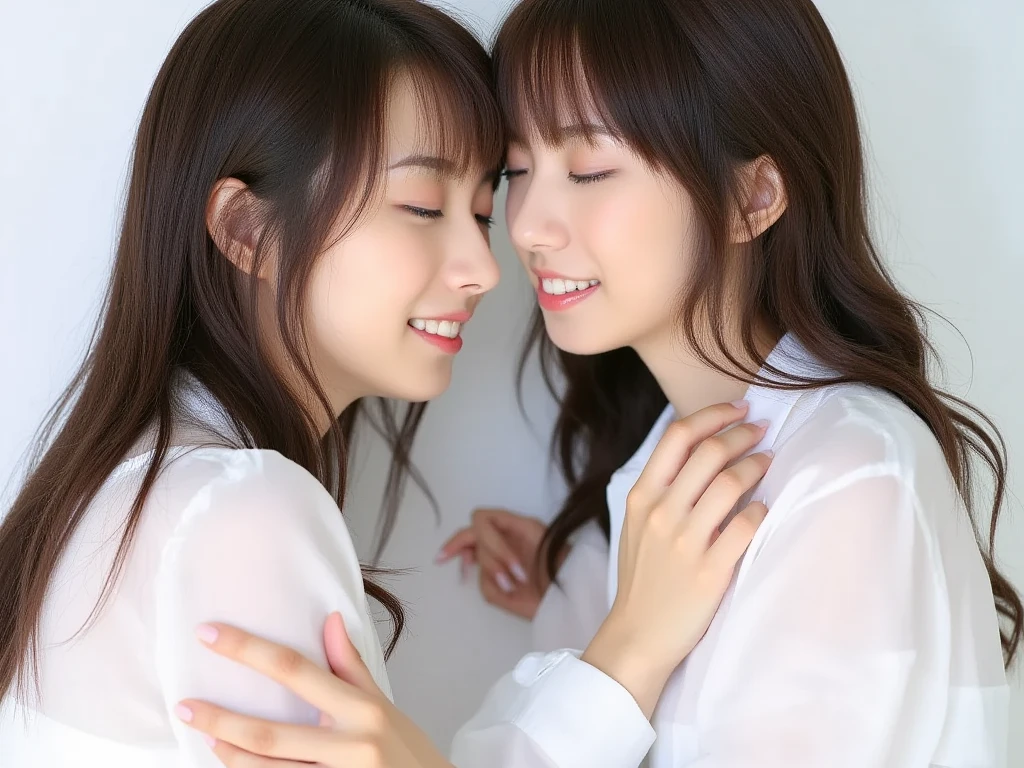 (((Kissing the  head:1.6)))、(8K、Ultra-high resolution、Highest quality、Masseter muscle area、Photorealistic、Ultra-high resolution)(Huge boobs、Quite large breasts、Very  :1.18),Japanese Girls,(Ultra-realistic),(Super Photography Style),One Girl,((whole body)),Twin tails,(6 years old),(((:1.2))),(Cute face),(((Completely ))),(Face close-up),,,((Open your eyes wide and smile，Kissing the  naughtily:1.3)),((:1.4)),((Kissing the )),Leg spread,low length,Bow-legged，チオ:1.3,  from  1.2,( smeared all over the body:1.3)、(Front view)