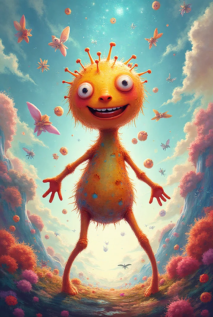  1girl, masterpiece, (detailed background), best quality, absurdres, eyelashes, eyeshadow, orange hair, tiny breasts, sitting legs crisscrossed, space ship, window showing space and stars, edward, solo, short hair, smile, barefoot, dark skin, dark-skinned female, blush stickers, goggles, bike shorts, goggles on head, tomboy, midriff, looking at viewer, grin