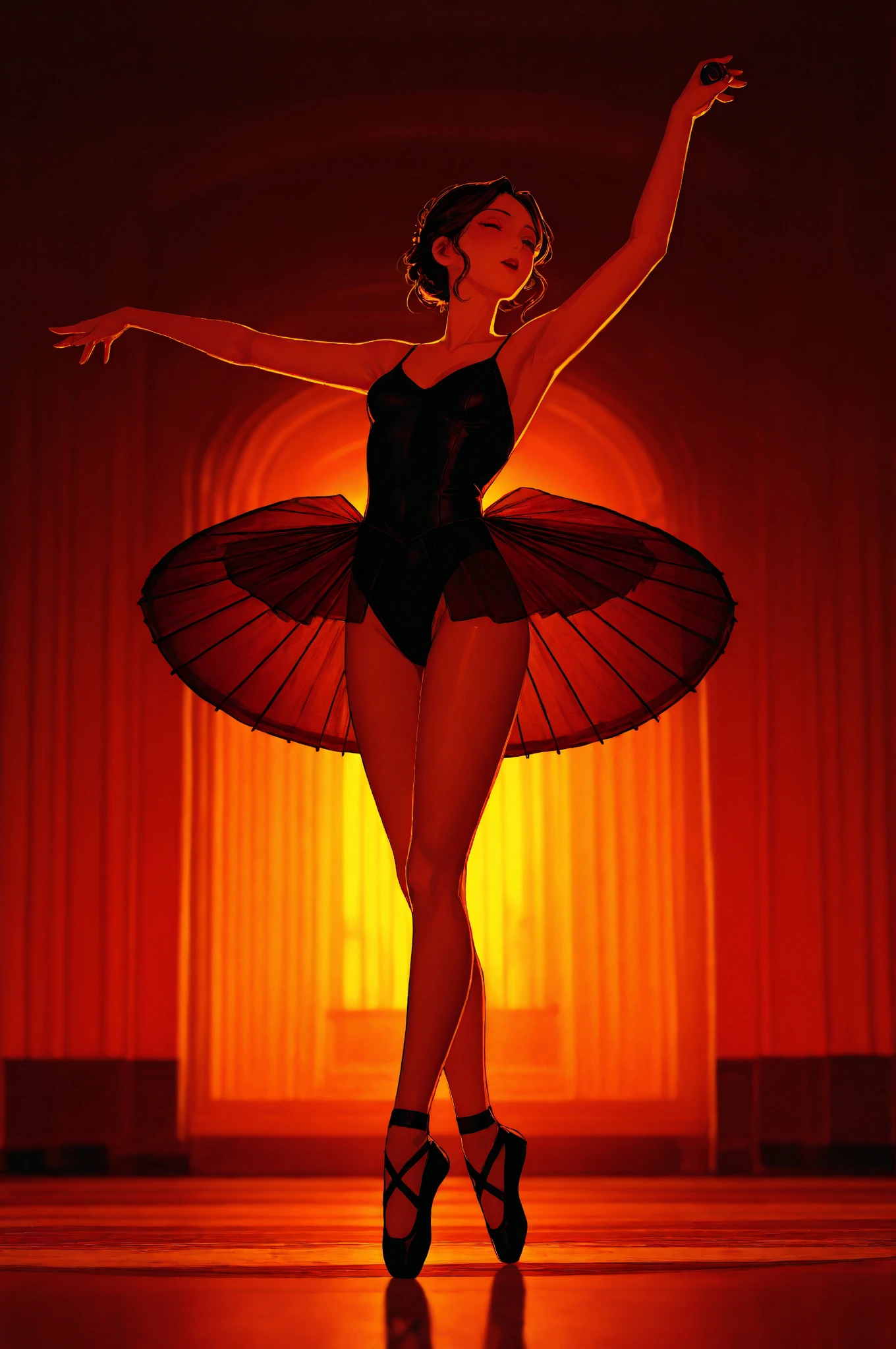 Yor Briar: Arms behind head to expose armpits Crouched down with  and legs exposed in front 