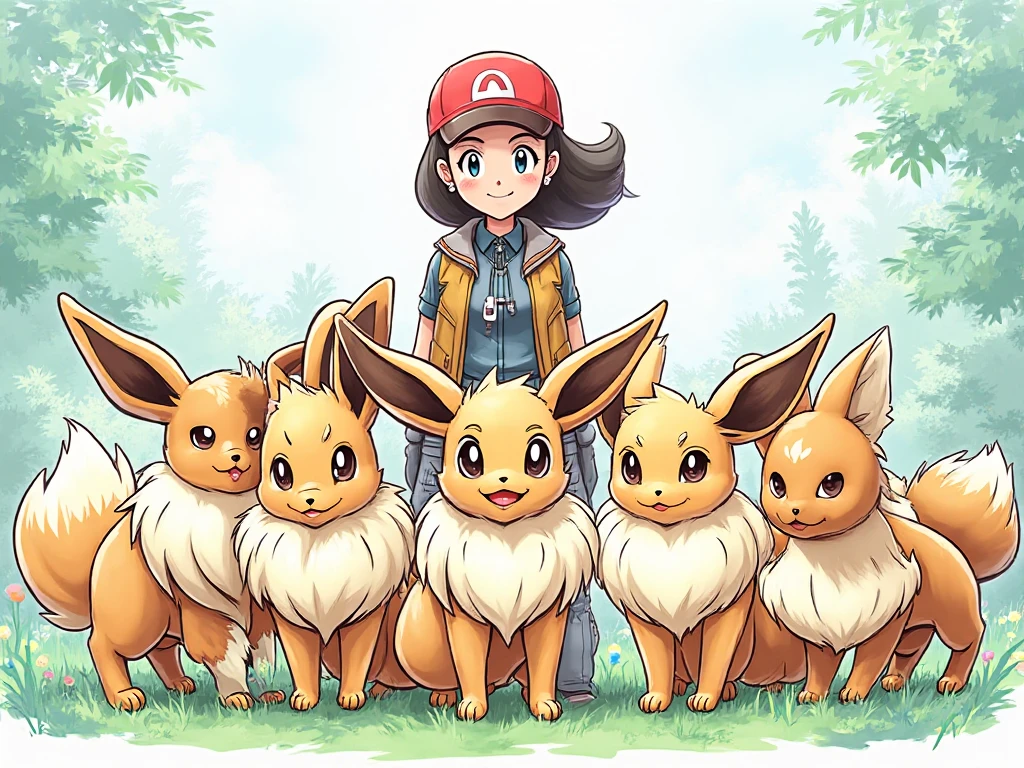 (masterpiece, best quality:1.2),solo,fennekin \(pokemon\),pokemon \(creature\),full body,no humans,grass