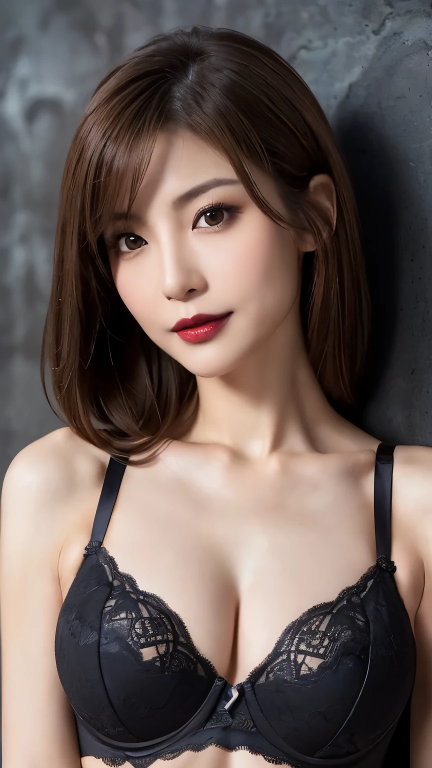 [(Hassleblad H6D-400c)], [(medium format image)],[(dreamy)],[(400 mega pixels)], (photorealistic:1.4), (RAW photo:1.2), (8k), (masterpiece:1.3), (realistic), (hyper-realistic), ultra-detailed, illustration, very_high_realistic:1.5 ,very_high_resolution:1.5, HDR, CG, unity, 8k wallpaper, Amazing ,finely detail, official art, extremely detailed CG unity 8k wallpaper, (best quality), incredibly absurdres, ultra-detailed, light on face, cinema lights, cinematic lighting, professional lighting, photon mapping, radiosity, physically-based rendering, solo focus, sharp focus,
highres, extremely detailed ,extremely delicate and beautiful, intricate detail, facial muscles, beautiful detailed girl, natural makeup, extremely detailed face,  looking away,

[(((smile, happy, open mouth, (grin with upper Teeth:1))))],
(????, ????, ?????),
1girl, ((solo)), [(((long)) black hair with bangs)], [(finely detailed beautiful AMBER Yellow eyes: 2), symmetrical pupils, extremely detailed pupils], lustrous skin, show Clavicle, perfect skin, (adult face:1.2), (??????????????:1.3), slim body, narrow waist, Proper body proportion,perfect body, 
((Lingerie)), [black cotton choker],
[color background],