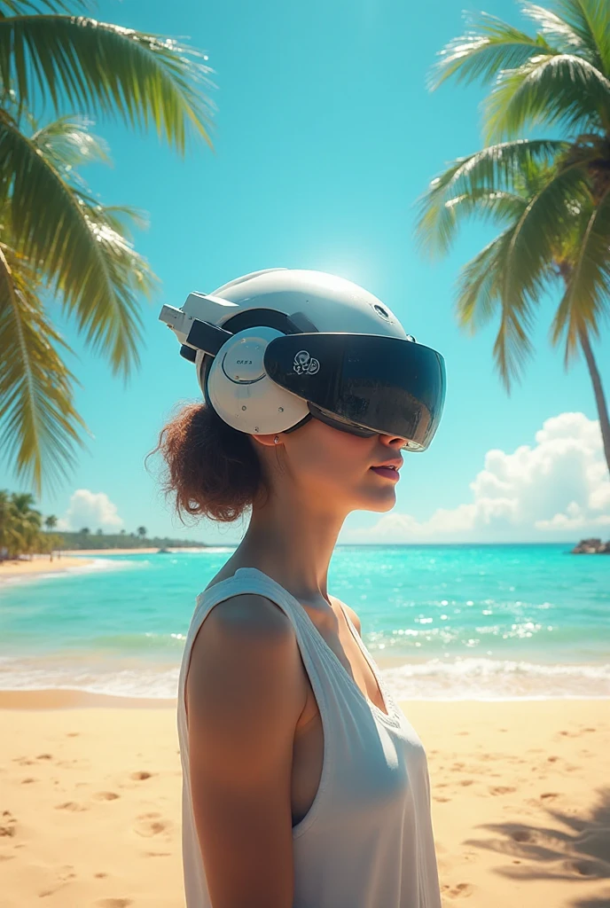 There is a pair of goggles in the water, floating headphones with splashes of water, splashes, water droplets, waves, ocean, waves, futuristic VR headsets, goggles, visor wearer's perspective, floating VR headset, 3D goggles, smooth OLED blue eye visor, discarded scuba visor, glass OLED visor head, glass visor, stylish cool waterproof design, futuristic AR glasses, VR goggles, diving mask, bottom angle --auto --s2
