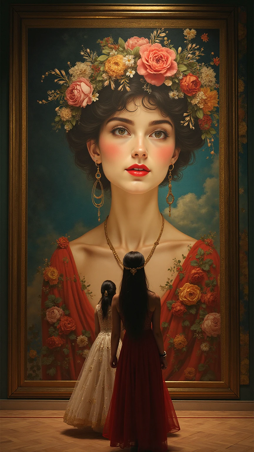 Recreate the image in realistic Baroque style