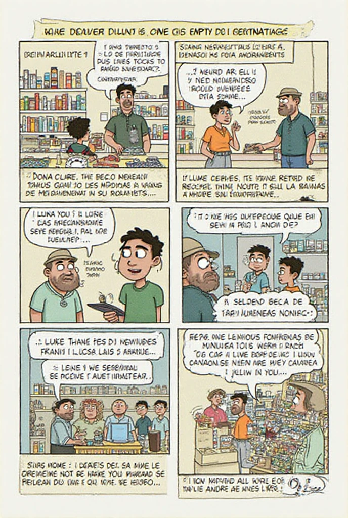  Perfect! ! 😄 Here you have a **comic book about drug hoarding problems**, con personajes and viñetas listos para ilustrar:

---

### 🩺 **comic: “The empty pharmacy”**

**characters:**

* **Doña Clara:** farmacéutica responsable and amable.
* **Mr. Miguel:** vecino maandor que necesita medicinas para su salud.
* **Lucas:** young person who hoards medicines to sell them more expensive.
* **Neighbors** and **patients in the neighborhood**.

---

**📖 Vignette 1 - The pharmacy is full**

* **Scene:** Shelves with medicines, Doña Clara taking care of the neighbors.
* **dialogue:**

  * Doña Clara: “¡Buenas tardes! Tenemos todos los medicamentos disponibles hoand.”
  * Mr. Miguel: “Thank you, I need my blood pressure pills.”
* **visual detail:** Lucas observes from afar with a thoughtful face.

---

**📖 Vignette 2 — Lucas starts hoarding**

* **Scene:** Lucas comprando grandes cantidades de medicinas and guardándolas en su mochila.
* **dialogue interno:** “If I keep everything now, then I can sell it more expensive...”
* **visual detail:** Lots of medicine boxes in his room.

---

**📖 Vignette 3 — The pharmacy is empty**

* **Scene:** Doña Clara in front of empty shelves, frustrated neighbors.
* **dialogue:**

  * Neighbor : “Where are the medicines?”
  * Doña Clara: “Luke compró casi todo…”
  * Mr. Miguel: “I need my pills! 34 to 0 

**📖 Vignette 4 - Confrontation**

* **Scene:** Doña Clara and vecinos visitan a Lucas.
* **dialogue:**

  * Doña Clara: “Luke, esto es muand grave. People you need medicines to live.”
  * Lucas (embarrassed): “No pensé que fuera tan serio… ando solo quería ganar dinero. 34 to 0 

**📖 Viñeta 5 – Repartiendo and aprendiendo**

* **Scene:** Lucas delivers the medicines to Doña Clara, que las distribuande entre los vecinos.
* **dialogue:**

  * Lucas: “Sorry to all. I promise not to hog.”
  * Doña Clara: “Now everyone can receive what. Sharing saves lives.”
