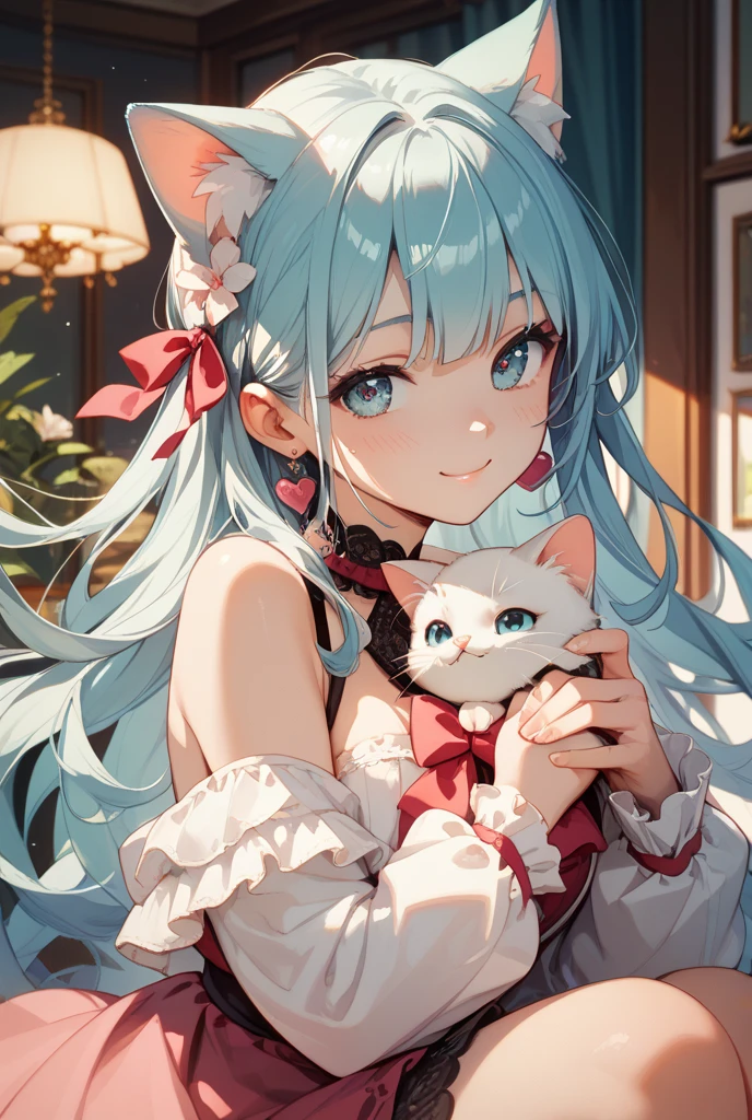 masterpiece, Highest quality, Illustrations for novels, High resolution, , Sensual, Intimate, Emotional, Passionate, romantic, sweet, Adorable, Innocent, Pure, Enchanting, Enchantingな, attractive, mysterious, Enchantingな, Enchanting, Immersive, Enchantingな, dream-like, Surreal, Imaginative, Whimsical, Artistic, Avant-garde, timeless, elegant, Sophisticated, chic, Sophisticated, Individuality, original, Enchantingな,One girl,Deltamon_beta, alone, blue eyes, Knee socks, Animal ears, shoulders, Blue Tail, Earrings,Removable sleeves, Green Hair, No sleeve, Cat ear, bag, white Knee socks, Cat's Tail,pink backpack,Pink school bag,(Cheetah Dress:1.3), Paired with ivory tights and Mary Jane shoes.
rest ((Avoidance method ((kitten)), Crying face))