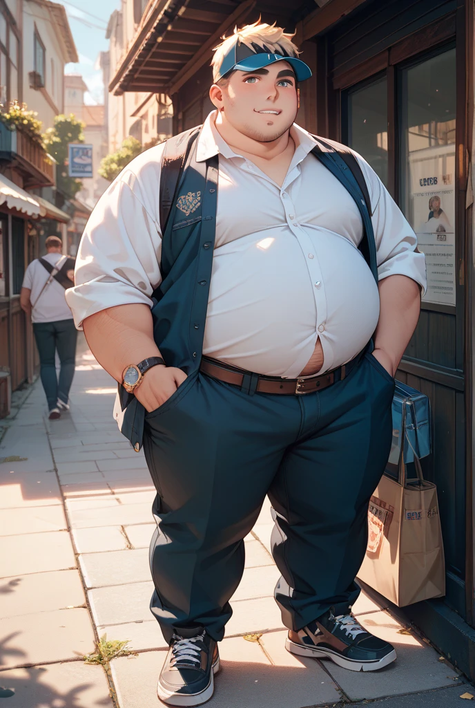 Make human big man boy