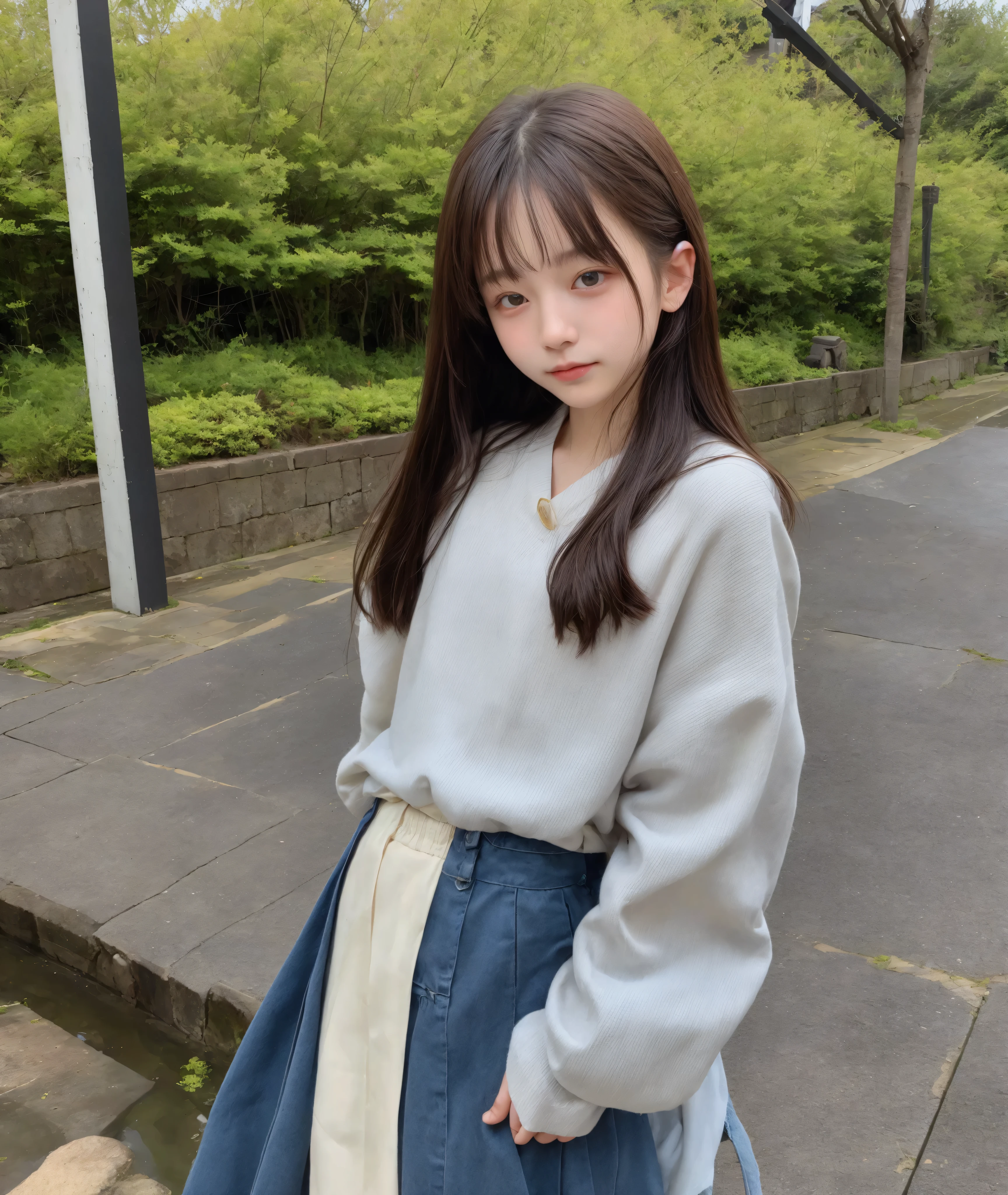16 kg,22 years old,4K,8k,(:1.3),(:1.5),cute girl,かわいいyounger女の子,slender,(slender:1.2),(slender:1.3),score_6_up,score_7_up,score_8_up,score_9,short,skinny,(skinny:1.3),slender body,(tiny:1.5),younger,(younger:1.3),I'm holding it in my mouth ,skirt,Top Quality,Hair elastic,hairpins,Realistic,loafers,Short Height, Lots of stuff on my body ,(Masterpiece),(big breasts:0.2),small butt not posing,Small pelvis,small breasts,Made in Japan,(white skin:1.2), white long sleeve blouse,SHORT LEGS,(thin thighs:1.5),thin legs,slender girl,beautiful girl is sitting on a train bench,Narrow Shoulder,brown eyes,Luxury,viewers,very thin,Lots of stuff on my face ,has a lot of hair,black tights for hypnosis