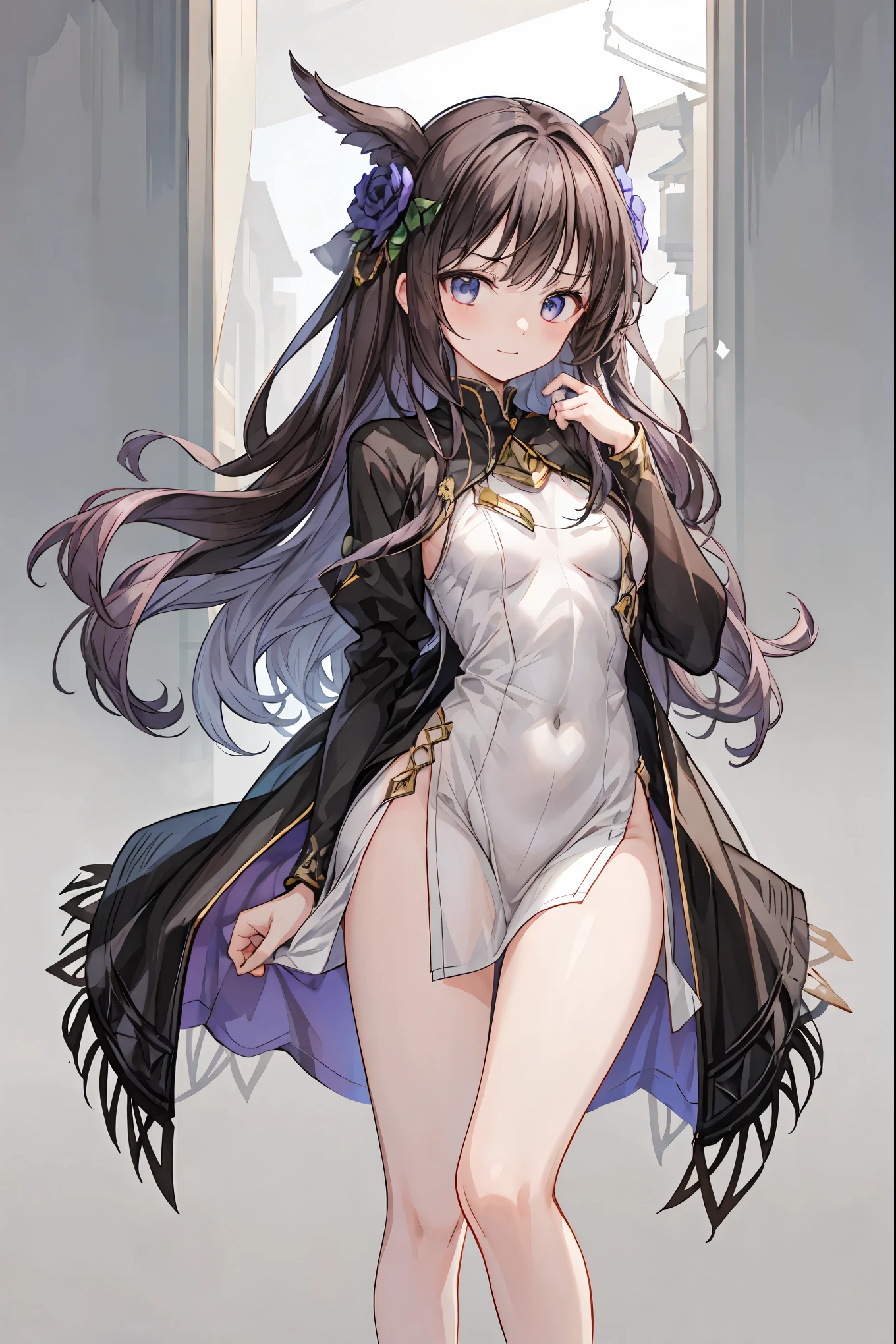 The Veiled Bride、graceful behavior、Blasphemous expressions、Dark Dawn、holy church background、 sex、High Quality、portrait、Photo、HDR、bokeh effect、Delicate Hues,Beneath the veil、Baby-Faced Girl with Invisible Expressions、Winter clothing、in a crowd、Modest Smile、Delicate Feelings、Quiet Presence、A place with a hint of winter、soft light、Pale Color Palette、Portrait of a Soft and Delicate Woman、Realistic and Delicate Digital Art、High definition 8K、Super detailed、professional illustration、Photoような写実性,brown hair,shortcuts,unkempt hair,Short braided hair,Neat,slender beauty,correct posture,small breasted,beautiful legs,Her Enchanting Gray-Blue Eyes Shine Like Stars,Saggy Eyes,Brilliant Colors,beautiful eyes,A delicate smile,Textured Skin,Highest Quality,gentle and beautiful woman,anime style、