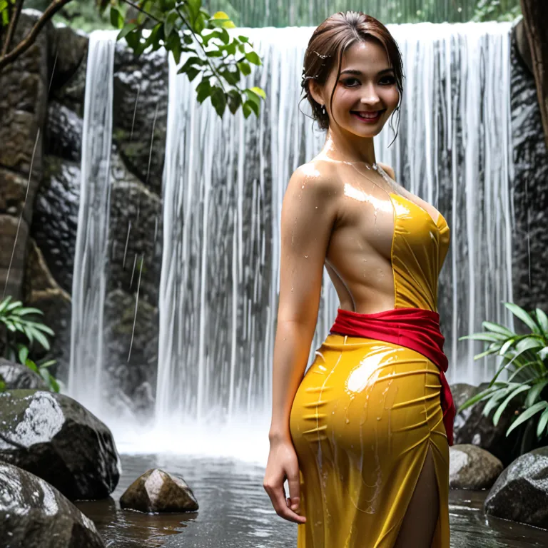 Wet Sarong Portrait Generator