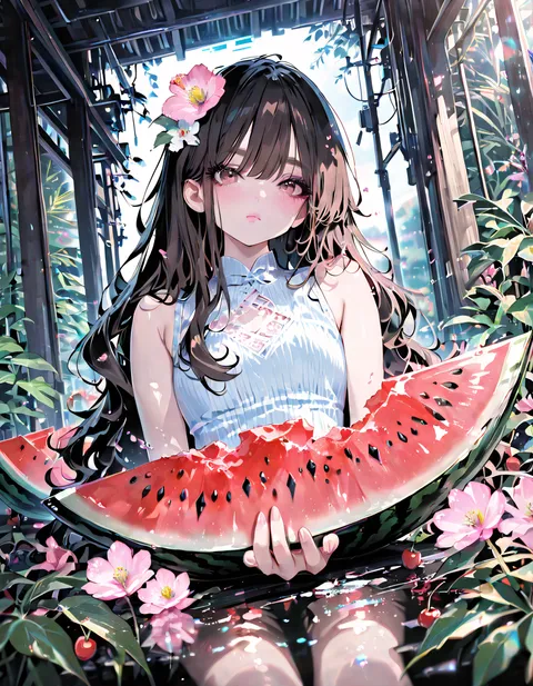 수박 설탕 - 높음