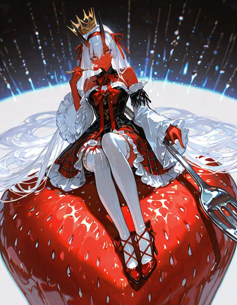 Nữ Hầu Dâu Tây Cosplay