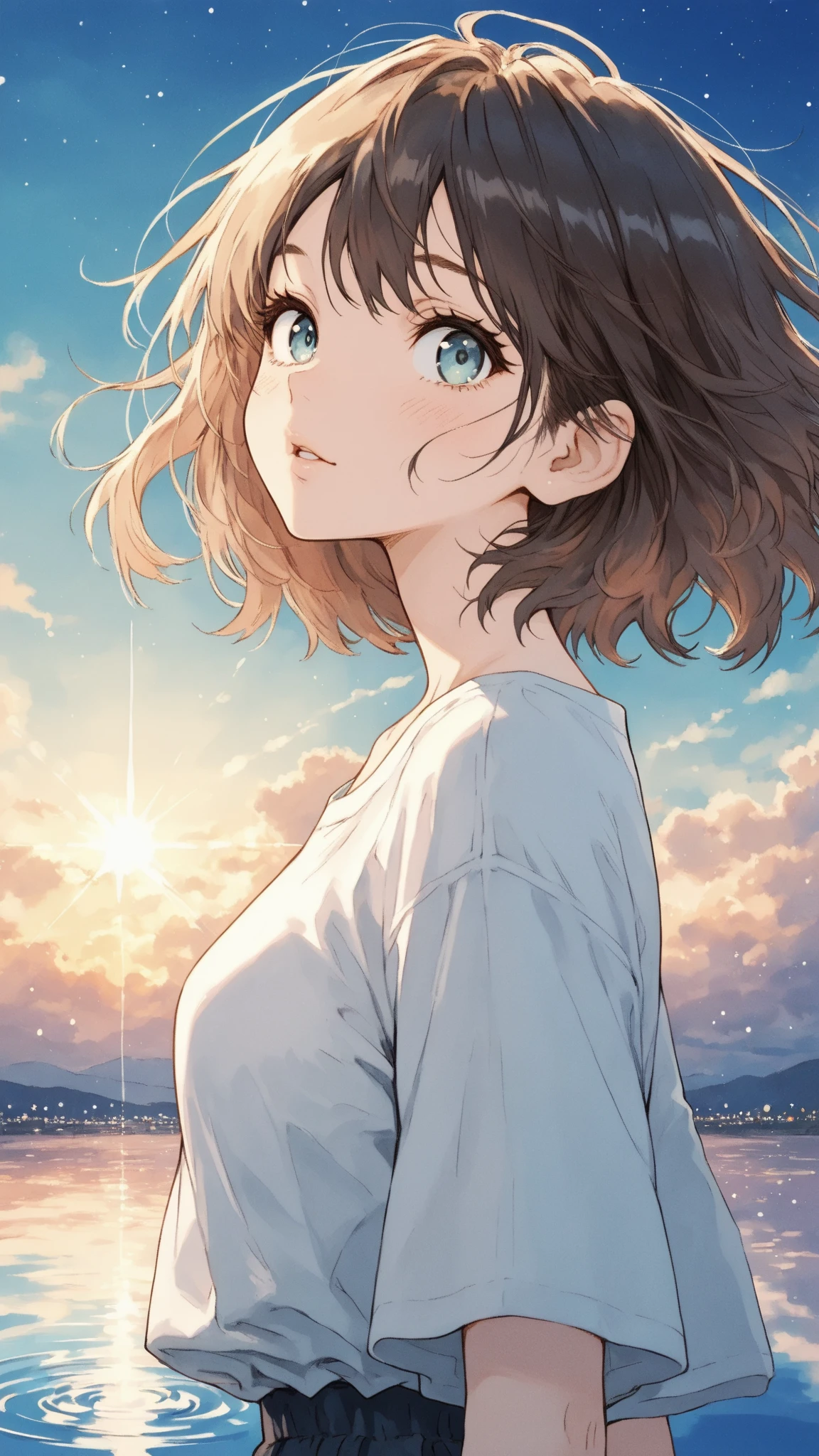 (Best quality,4K,8K,A high resolution,Masterpiece:1.2),Ultra-detailed,(Realistic,Photorealistic,photo-realistic:1.37),Portrait,Cloud Girl,Hovering in the sky,Close-up,,,Beautiful detailed eyes,beautiful detailed lips,Float gracefully,Airy atmosphere,ethereal environment,Exquisite features,Long eyelashes,