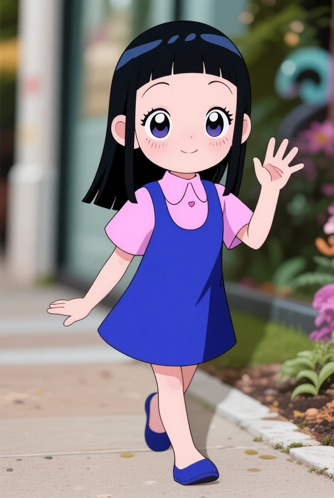 primary school student，Cartoon style，SHIZUKA sexy，top les ，Simple drawing style。   Nobita and Shizuka  