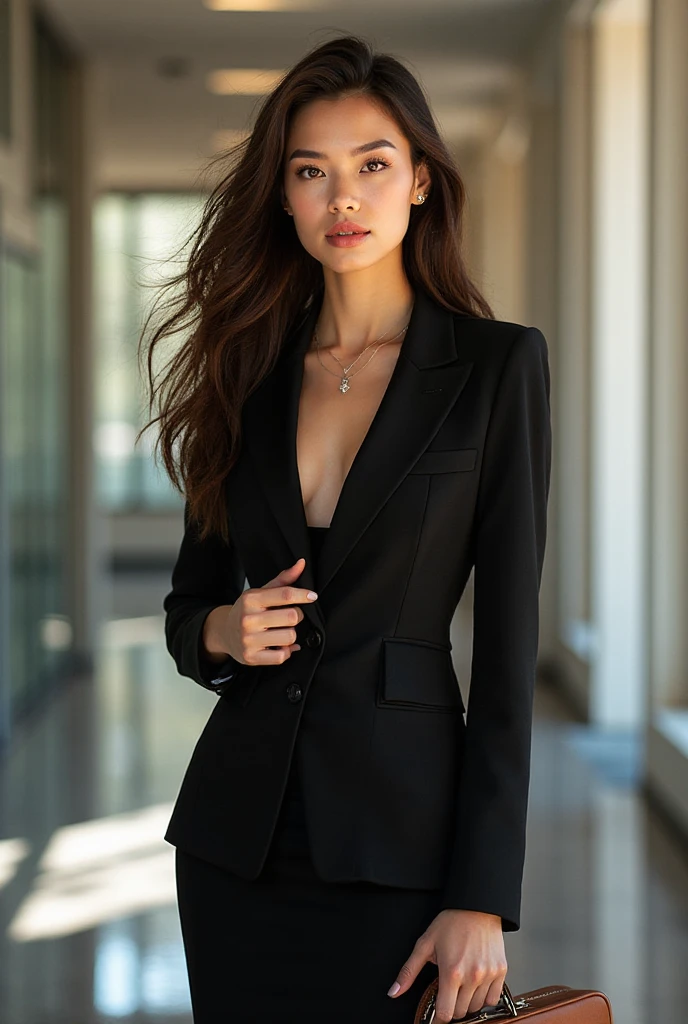 Zendaya Coleman brilha no papel de Michelle, a 26-year-old woman born on September 1, 1996, sob o signo de Virgem. Com uma estatura impressionante de 1,78m e um peso gracioso de 59kg, it emanates a magnetic presence. Sua pele negra resplandece com um brilho natural, enquanto seus olhos castanhos cativam com sua intensidade. Seus cabelos castanhos e longos caem em cascata, adding a touch of style and elegance to your look. Com ????? pequenos e uma cintura delicada, His figure is an expression of gracefulness. Vestida com um look elegante, It stands out in a botanical garden setting, adding a touch of sophistication to your presence. His pose conveys a serene confidence, Revealing your unique individuality. O enquadramento meio corpo coloca um foco especial em seus olhos, capturing the depth of your emotions and the intensity of your gaze. Be prepared to be captivated by Michelle's mesmerizing presence, while she dominates the scenery and her imagination with a piercing gaze and an unforgettable aura. , red lips, chromatic aberration abuse, UHD, retina, masterpiece, ccurate, anatomically correct, textured skin, super detail, high details, high quality, award winning, best quality, highres, 1080P, HD, 4K, 8k, 16k --q 5