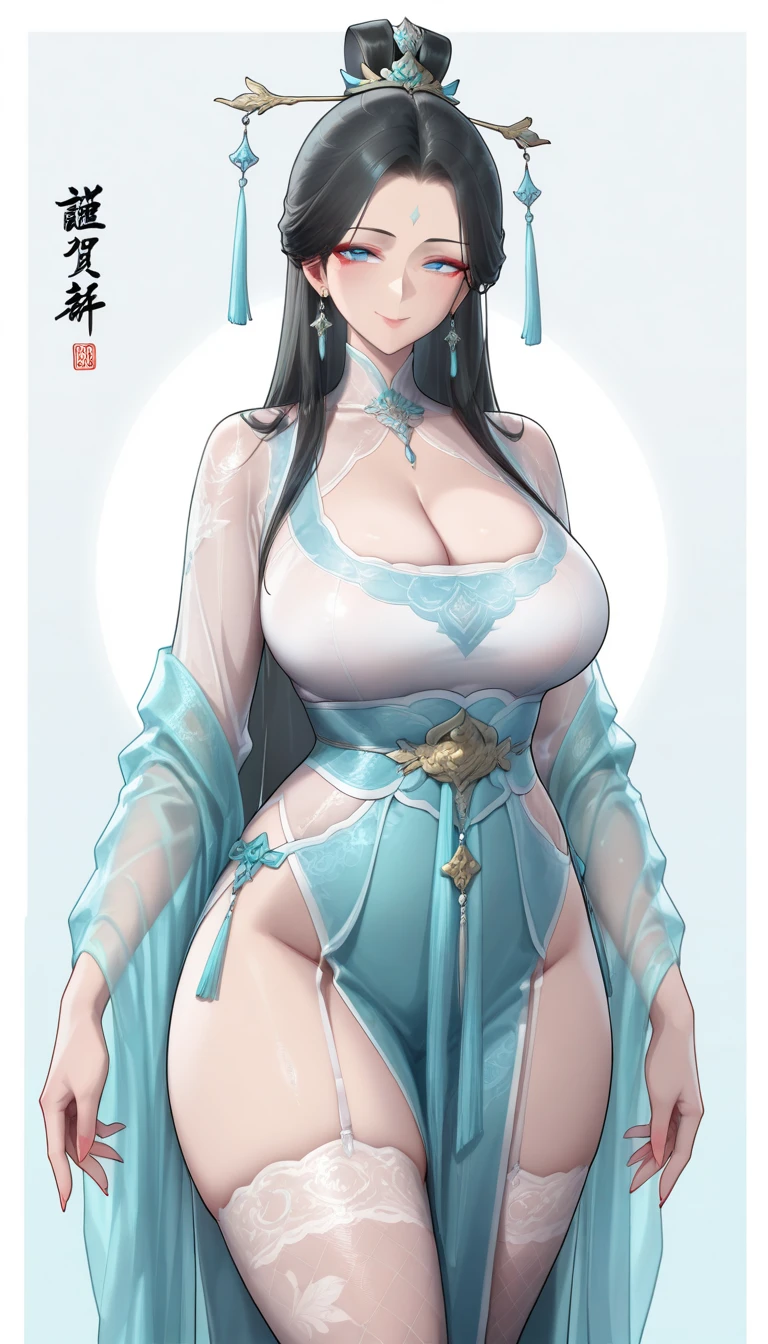 Hanfu, she has a jiggly fat round belly, Her belly was big and round, hyperrealistic full figure, Japanese goddess, potbelly, Voluptious body, Pregnant belly, giant stunning goddess shot, trending at cgstation， Thin waist，tatical clothes，Trapped by Slime， lines， face