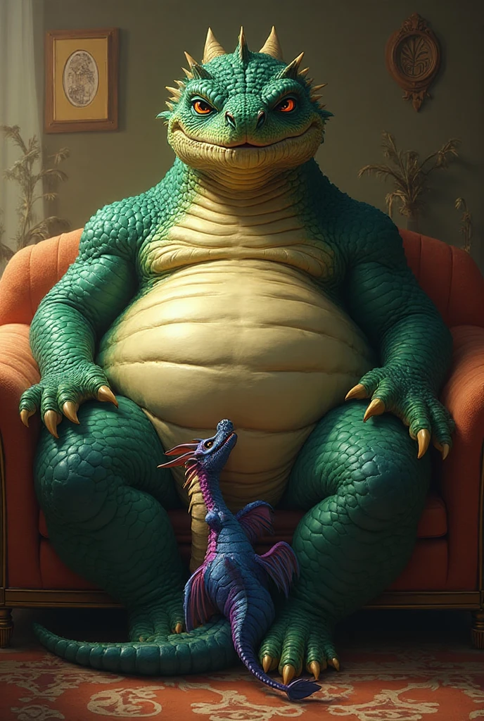 , 4k, masterpiece, daddy is aroused by his huge expanding belly, , detailed scales, muscles 