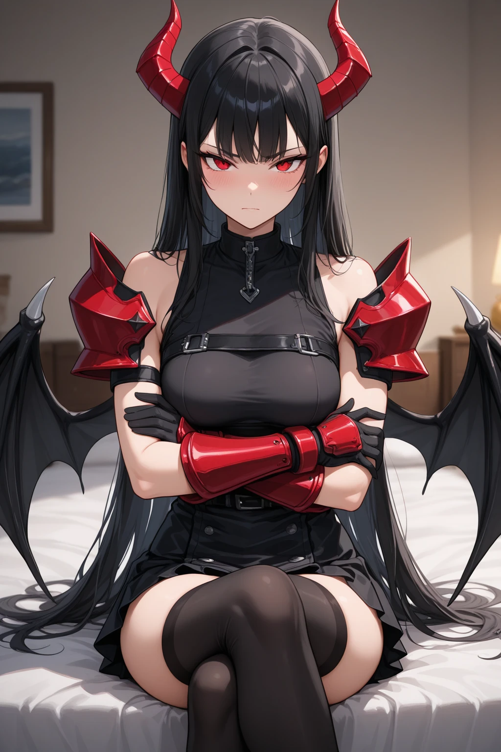 Ravelia_sitting_on_bed