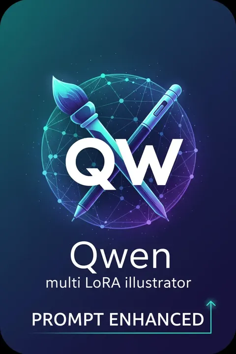 Qwen multi LoRA ilustrator - Prompt Enhanced