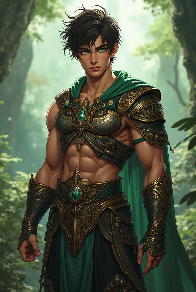 boy native indian in florest, orelha de elfo, magra, rosto fino, nariz fino, orelha longa, rosto fino, nariz fino, pintura no corpo, tatuagens, pintura corporal. plantas. cicatrizes (rosto masculino)((MALE)) rosto maduro. alto. atletico. . arco e flecha. without beard((PELE NEGRA))