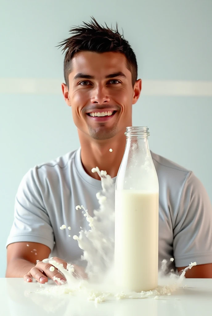 Young handsome cute white skin smooth skinny beautiful face shirtless carrying water from an artecian well to a jug crafts