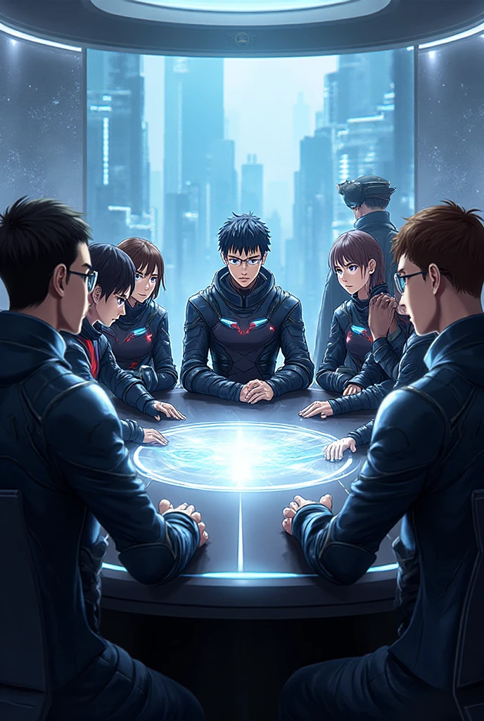 Movie Poster,((Braid Hairstyle : 1.5)),Anime Reference 86 ,Science Fiction,Sci-Fi,Movies,War Action Movies,Space,Atmosphere,Sky,Battleship,Multiple Characters,Women,Adults,Green Eyes,Black Hair,(Pia bangs hairstyle) : ed Glasses),Still Eyes,General Uniform,White Commander Uniform,Realistic Face Details,Realism,3D Face,