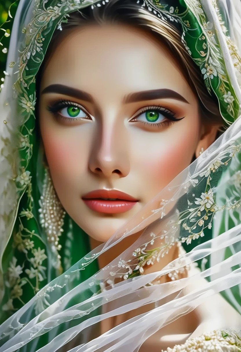 realistic-hijab, <lora:realistic-hijab:0>,1girl, silver hair, white hair, green eyes.
earrings, flower, flower field, garden, head wreath.
upper body, close-up, face, smile, glowing eyes.
(high quality, detailed, beautiful), shiny, detailed beautiful eyes, outstanding, countershading, detailed soft lighting