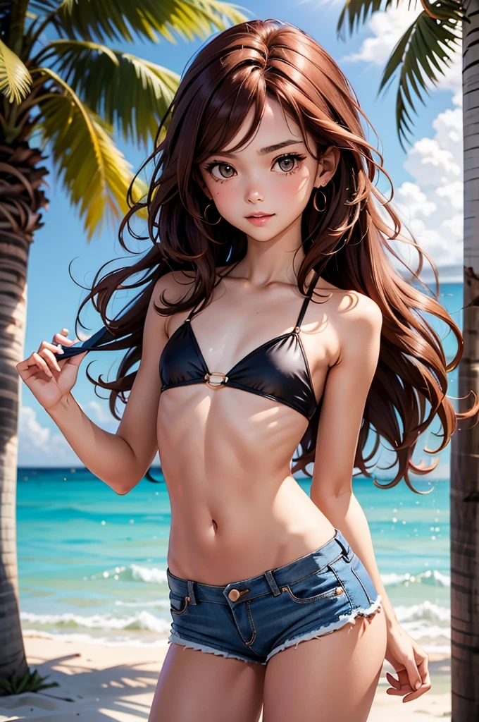 RAW photograph, tv_Tanya_Channing_MXAI,  wearing a , on a rock by the beach,  (((epic-Ultra-HD-details, epic-Ultra-HD-highlights, upscaled-resolution, optimal)))   PA7_Human-Likeness