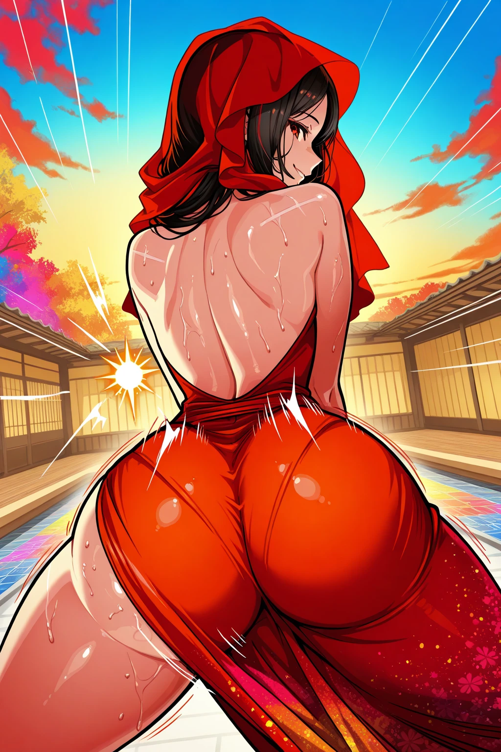 An anime-style artwork depicting Mizuki_Shiranui from the game Honkai star rail.

Tags: Mizuki_Shiranui, anime, detailed eyes, detailed lips, (micro ?????? : 1.4), smiling expression, intense gaze, dynamic pose,  indoor, nightclub, pole_dancing, standing on podium with a dance pole, stripper, pole dancer, vibrant colors, digital art, high-resolution, professional quality, ????????????????, (underboob : 1.4), curvy, cowboy shot, (????????????????: 1.4), curvy ???, (big ???? : 1.4), (bubble ???? : 1.4), ???????????, back view