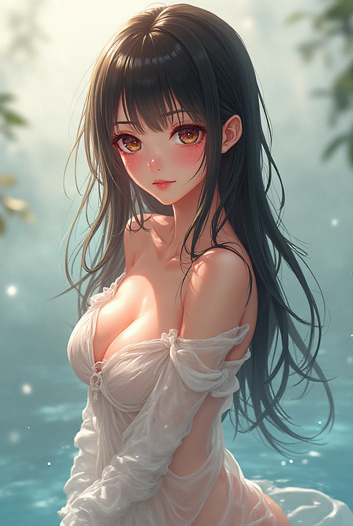 (((masterpiece))),(((High resolution)))、(((8K)))、(((perfect face)))、(((beauty of japan)))、40 years old、(((beautiful face))), (((off shoulder dress))),  Plump, embarrassed look, look at the camera, top quality eyes, detailed texture, look at the camera, big ????, ((Girl covered in white liquid))
