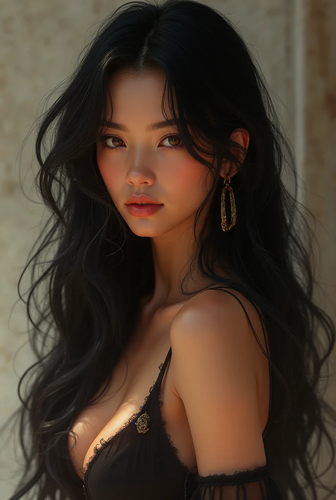 long black hair,pretty body,medium breast,no makeup, highly definition,4k
realistic,hight definition