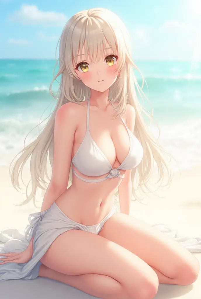 Absurd, Super detailedな,(In 8K:1.3),Masseter muscle area,(masterpiece:1.2)、(Highest quality)、4K、Super detailed、(Movement Structure:1.4)、(Shining Lights、Atmosphere lighting), High resolution, Best Quality、(One girl:1.4),Super detailedな,Bright colors、Treebreak Production Art、(Warm color light source:1.2),High-level image quality、Fine image quality、Intricate details,Volumetric Lighting,Realism BREAK、Profile、 Idol face、15 years old、Very beautiful face and eyes, Beautiful images、natural make up、big eyes、 (Big Tits)、(Breast bag)、 (glossy skin :1.5)、 (silver hair,blunt bangs、straight hair:1.2), (aroused), (:1.5)、 (Plump thighs:1.2)、 (white background:1.5) 、 (Baby Face:1.5)、 (Tropical Orange、Delicate and detailed、highleg panties, highleg, groin:1.4)、 (masturbation、breast squeeze、nsfw:1.5)