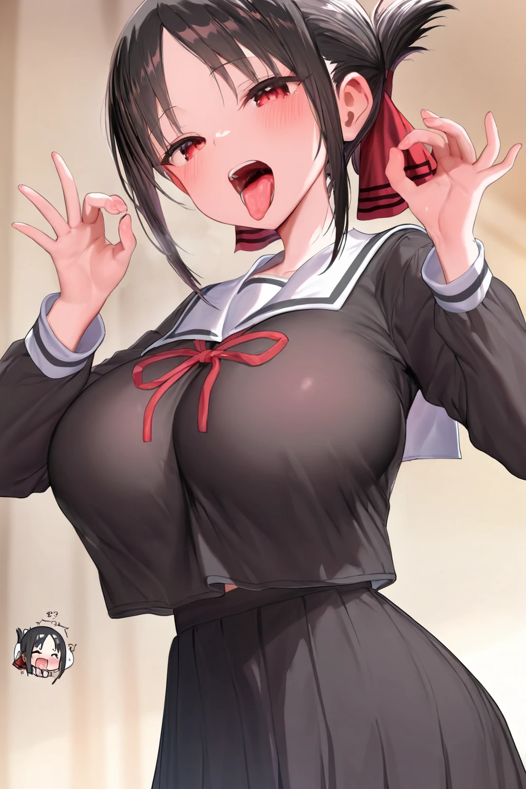nsfw,High quality,doujin style,Beautiful girl,High-definition illustrations,Masterpiece,rin tohsaka,drooling,girl,Medium breasts,fall into pleasure,Hentai sex,hardcore,Bitch girl,Clothes are torn,bdsm room background,bdsm,nipples tweak