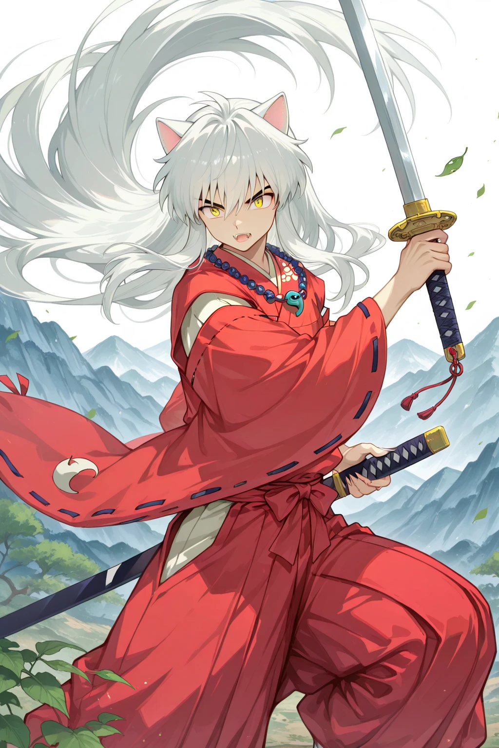 {clioranko style:1.05,rella style:0.8,QUASARCAKE style:1.4,Rolua style:1.1},Best quality,Very detailed,,light,Ray Tracing,Golden Ratio\),Correct ，Two hands and two feet，individual，individual，furry，furry，hairy，hairy，White Tiger少女，White Tiger，White Tiger，White Tiger少女，全身White hair，White Hair，White hair，Snow background，Field background，Snow background，Snowstorm Background，Snow and ice theme，Hanfu，Hanfu下摆，遮住腿的Hanfu下摆，穿着Hanfu，中式Hanfu，手持Long Sword，Sword in hand，Martial arts style，手持Long Sword的White Tiger少女，Full body close-up，Lean forward，Juhechop，Draw the sword and cut，手持Long Sword，持有Long Sword，拿着Long Sword，Long Sword，Long Sword，Long Sword，Highlight the role，Sassy，cool girl，indifferent，Cold，Loose long hair，Loose long hair，Cold气质，Loose long hair，Cold，indifferent的眼神，Messy hair，cruel，Crazy temperament，mad girl，Blood-red eyes