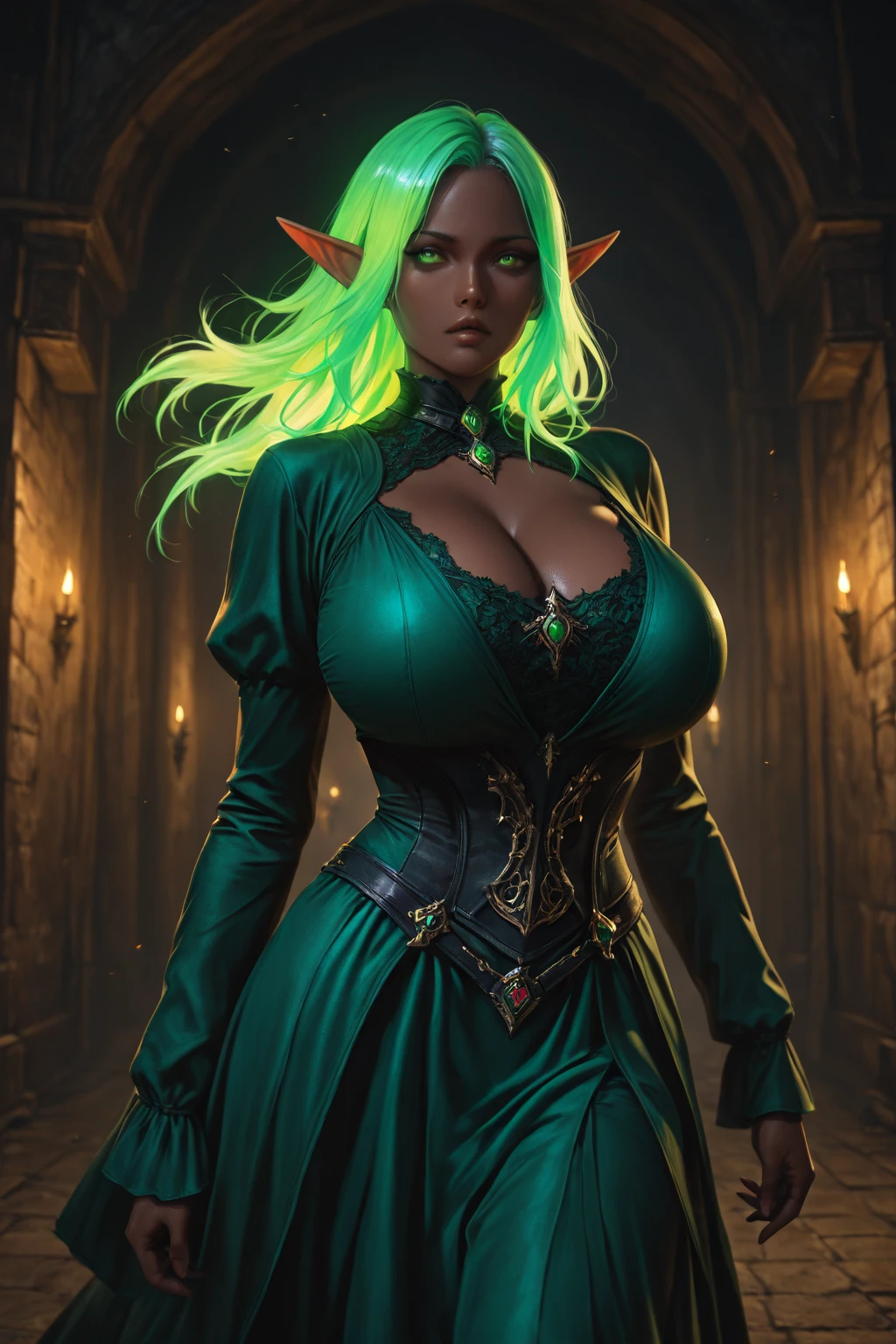 anime - style image of a woman with horns and green eyes, a character portrait inspired by senior character artist, Artstation contest winner, fantasy art, beautiful succubus, succubus in tight short dress, demon anime girl, succubus | medieval, succubus, shadowverse style, 2. 5 d cgi anime fantasy artwork, goddess of the underworld