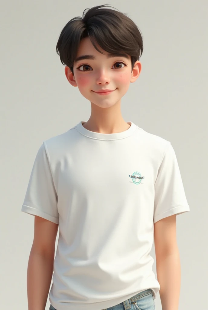 Simple normal brazilian teen boy