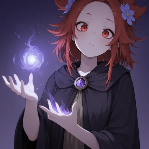 變身為女巫少女