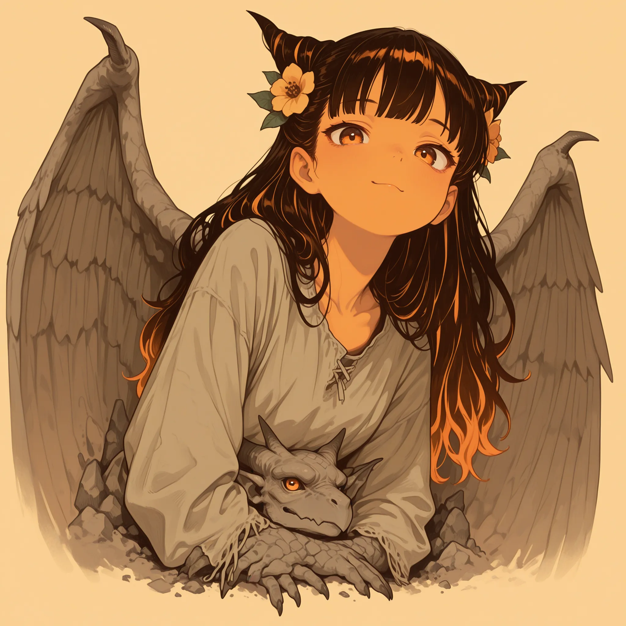 Transform into Gargoyle Girl