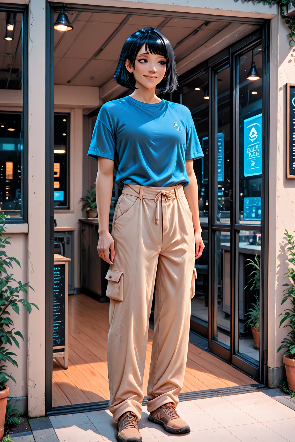 arafed woman in a yellow shirt and white shorts posing for a picture, taken with canon eos 5 d, wearing wheat yellow gauze, taken with canon eos 5 d mark iv, taken with canon 8 0 d, casual clothing, hijab, taken with canon 5d mk4, mid shot portrait, taken with a canon eos 5 d