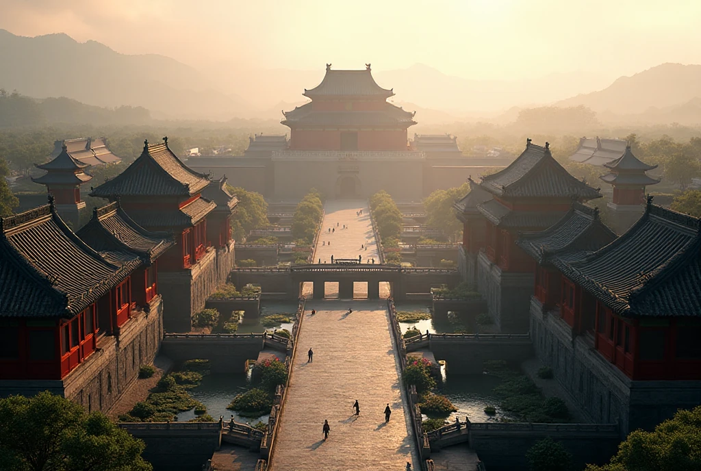 Miniature,Super cute clay world, Isometric view of Beijing city ,cute clay freeze frame animation,The Palace Museum City, Beijing，People ，green trees，Grass ,tiltshift, Excellent lighting, volume, landscape, brush,rendering,。.3D,Super detail