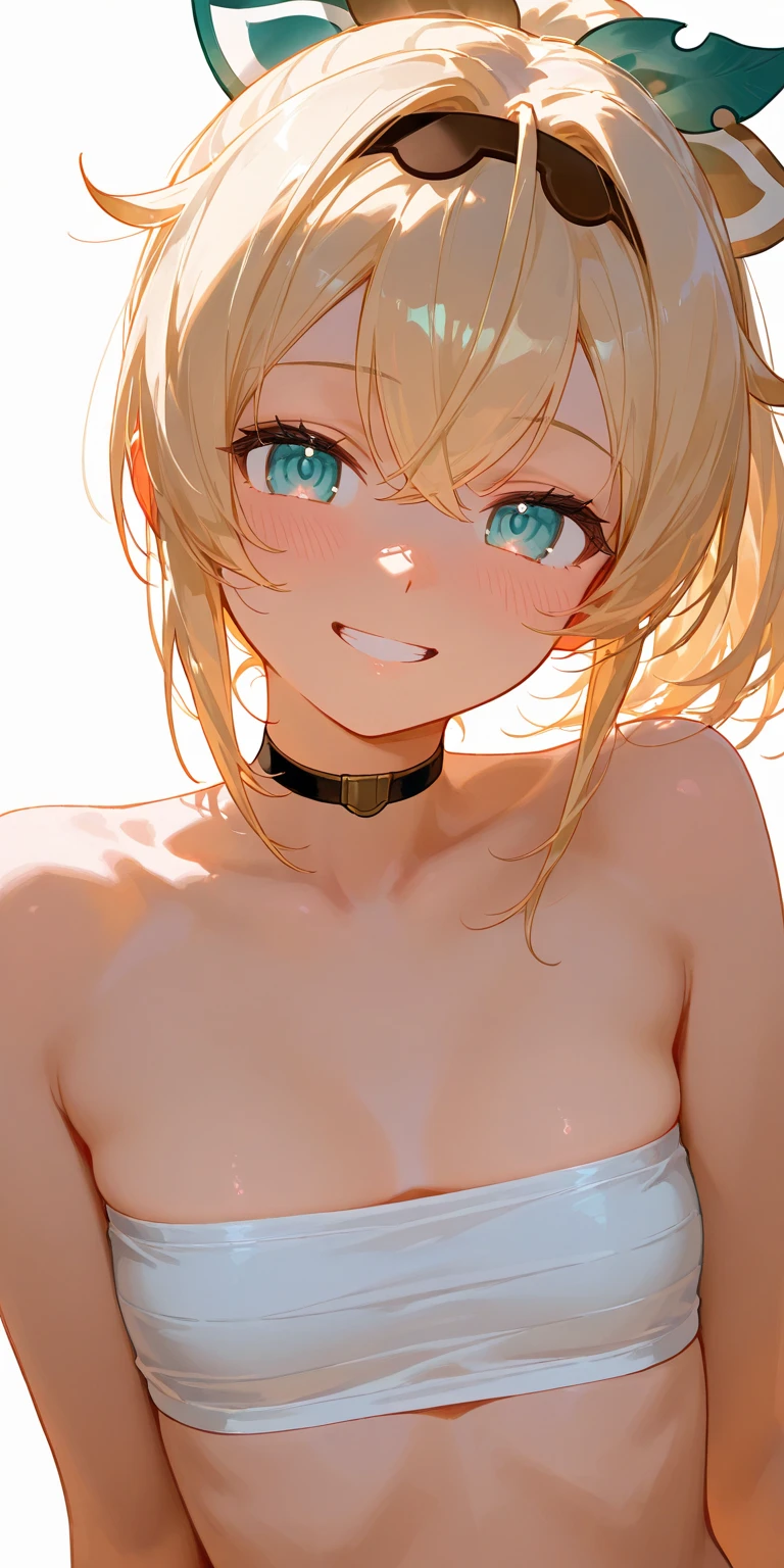 (「100」I'm holding a towel with writing on it.),masterpiece,(Lovely, retina, masterpiece, Accurate, Anatomically correct, Beautiful Skin, Very detailed, Advanced Details, high quality, 最high quality, High resolution, 1080P, High resolution), (Upper body close-up),(Beautifully detailed eyes wide open))), Thick and beautiful lips, (((Beautiful teeth alignment)))、Very detailed目と顔), Studio Lighting, Bright colors, (Beautiful :1.8, Slender body), ((White dental scrubs)), (Portraiture, Shiny Hair, Glowing Skin, blush), Eye Reflexes, Smile with your mouth closed