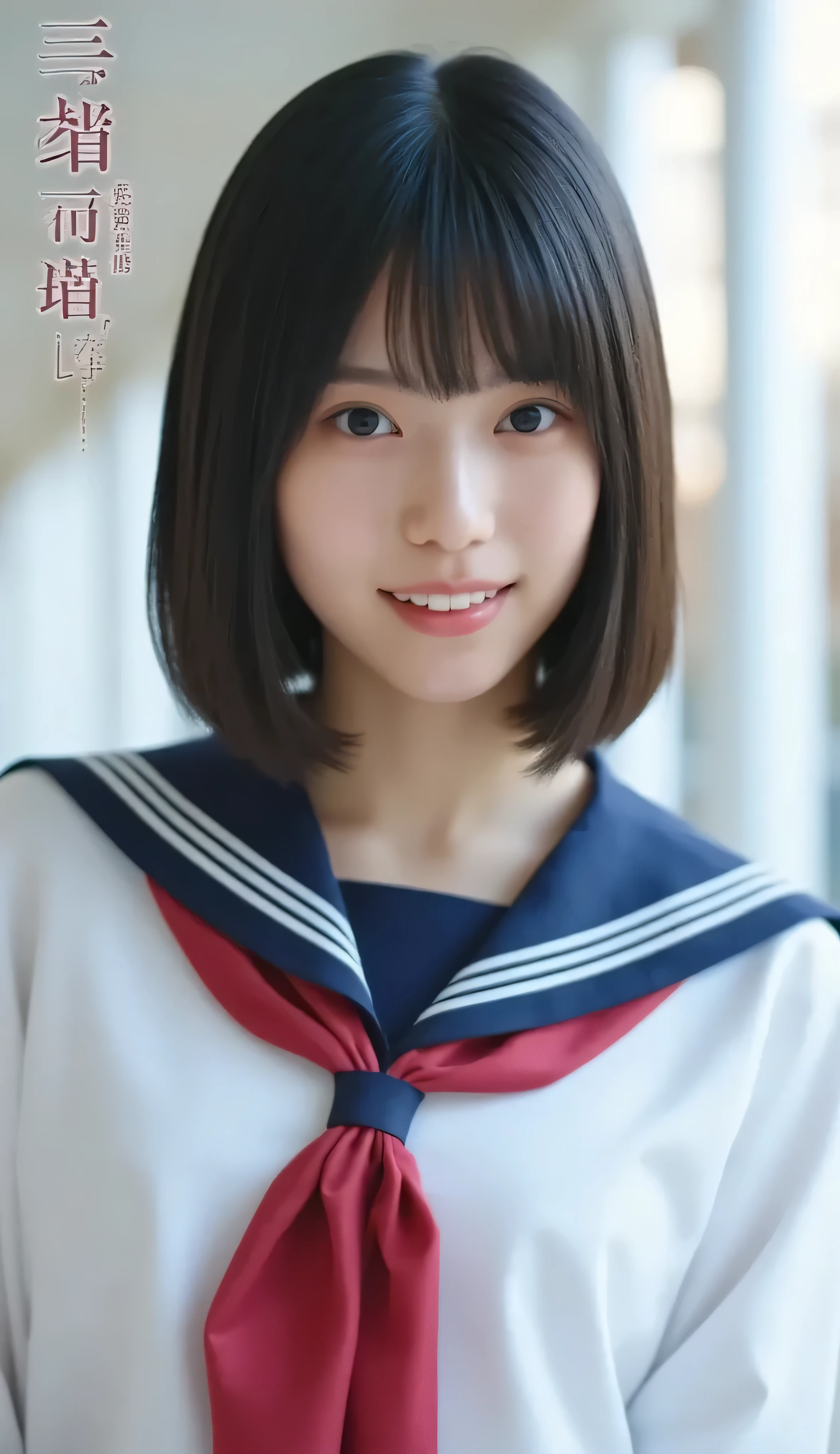 nsfw,((photoRealistic)), (Realistic), (Ultra High Definition), Highest Quality, masterpiece, high school sailor suit,school,Full Body,Skirt,ray tracing, ((Japanese woman)), ((tiger teeth)), high definition face, high resolution fingers, gazing at the viewer, front view,middle brown hair