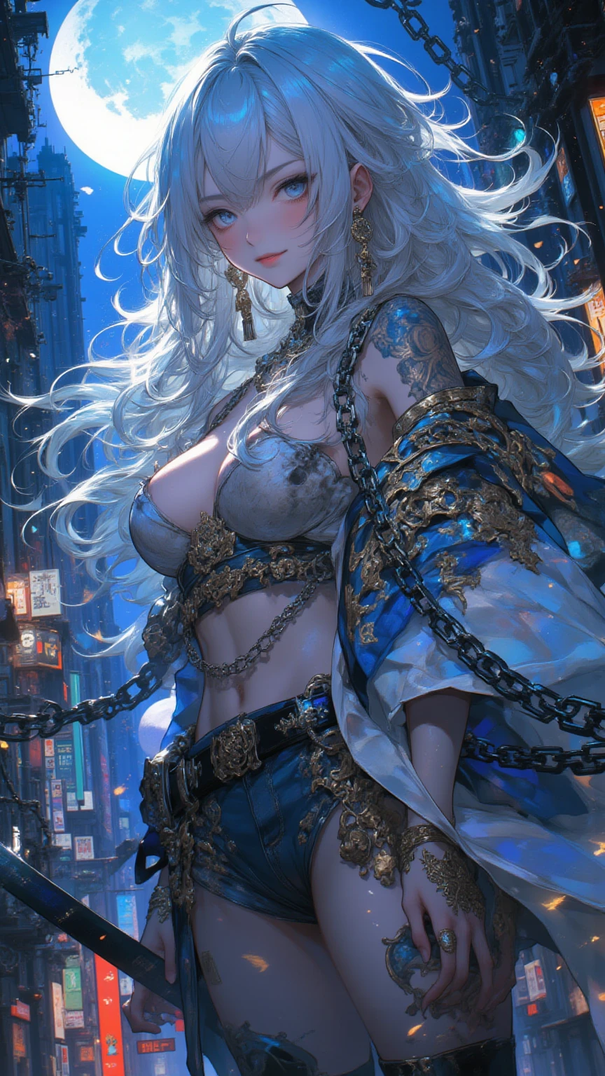 Official art, Unity 8k壁纸, ultra-detailliert, Beautiful and aesthetic, masutepiece, Best Quality, (Zentangle, mandalas, Tangle, Entangle), (Fractal Art:1.3) , 1girl in, Big ??????, Extremely detailed, Dynamic Angle, cowboyshot, Most Beautiful Form of Chaos, Elegant, a brutalist designed, vivd colour, romanticism, Atmospheric, ??????? of musical notes, streaming musical notes visible