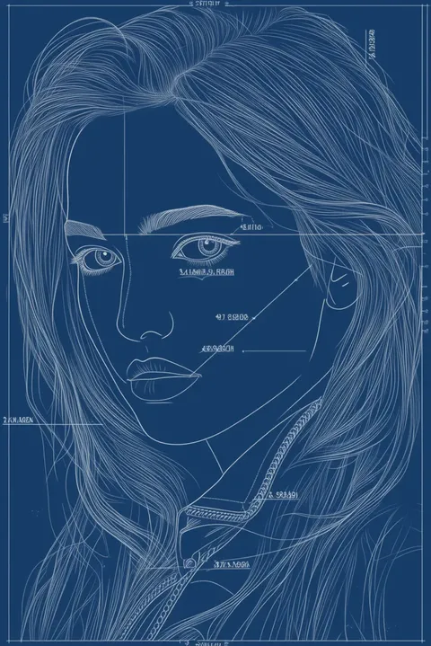 Blueprint Portrait