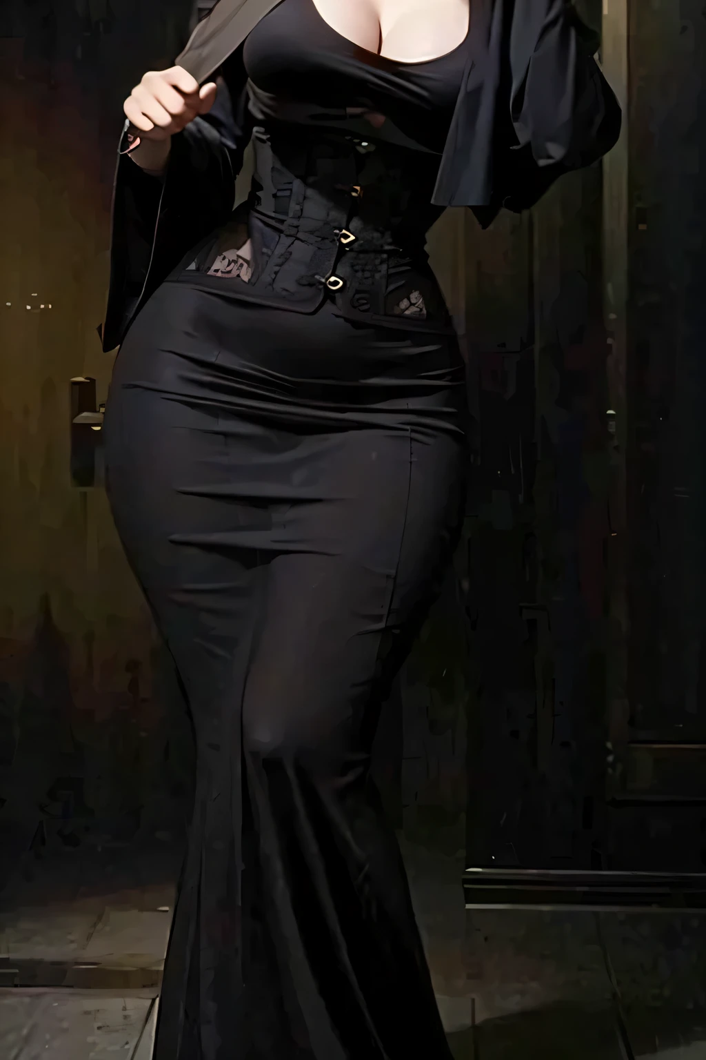 almond eyes,   full lips, large and voluptuous  . flirtatious look, , natural , high quality, 4k